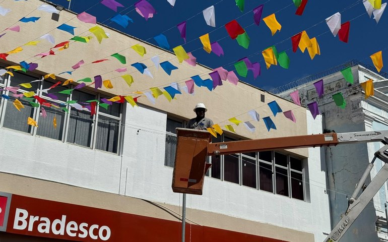 Segurança Cidadã reforça proteção das instalações elétricas e decoração junina no Jaraguá