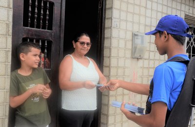Sesau leva ações educativas de combate à dengue para cidade de Atalaia