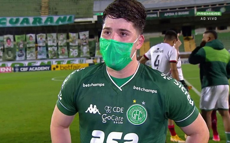 Volante Eduardo Person vê melhora no Guarani, mas avisa: ‘Temos muito a evoluir’