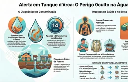 Denúncia explosiva: Esgoto na torneira na cidade de Tanque D´Arca