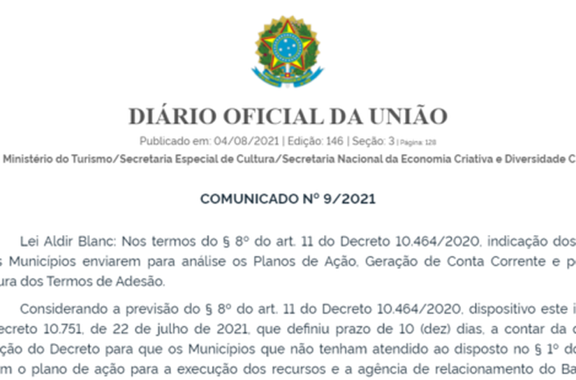 Secretaria amplia prazo e Municípios têm até o dia 5 para demonstrarem interesse em recursos