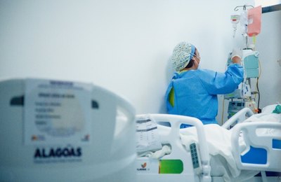 Ampliação de leitos evita fila de espera para internação por Covid-19 em Alagoas