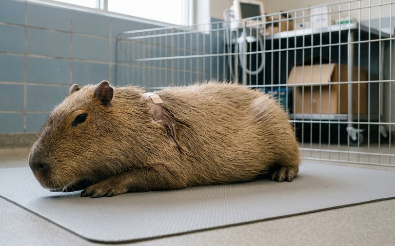 Capivara agredida na Ilha do Governador está estável; próximos dias serão decisivos