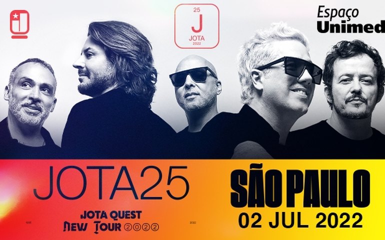 Jota Quest estreia nova tour no Espaço Unimed, neste sábado, dia 02 de Julho