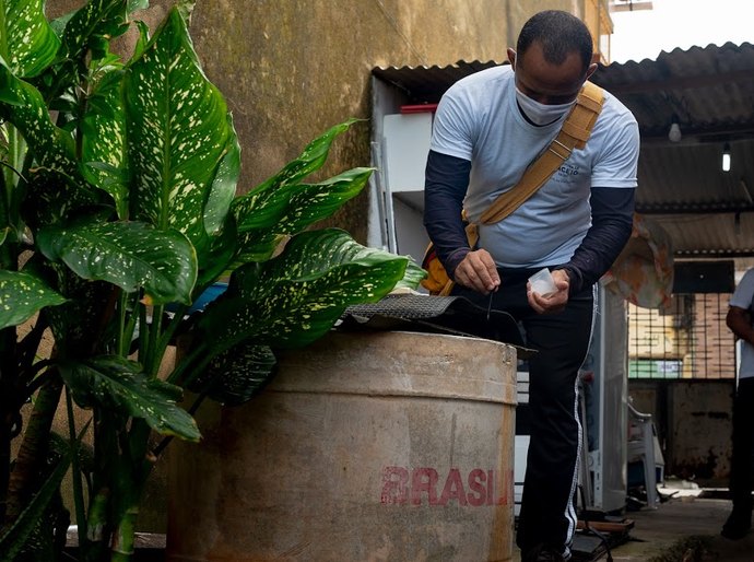 Saúde reforça alerta contra proliferação de focos de dengue no período chuvoso