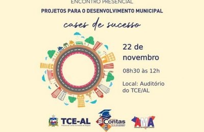 TCE-AL, Escola de Contas e AMA promovem evento para gestores e equipes de governança