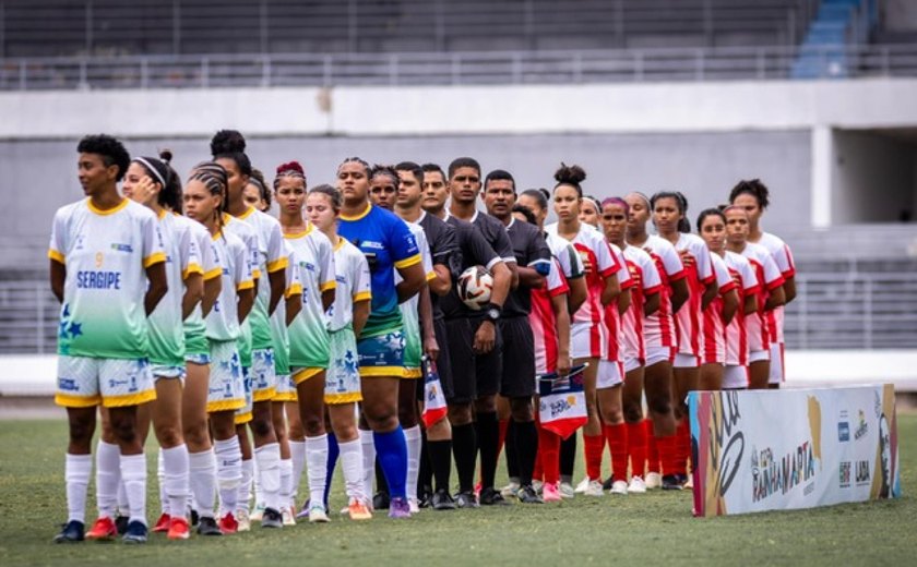 Segundo dia da Copa Rainha Marta Nordeste tem virada emocionante e classificação antecipada de Sergipe