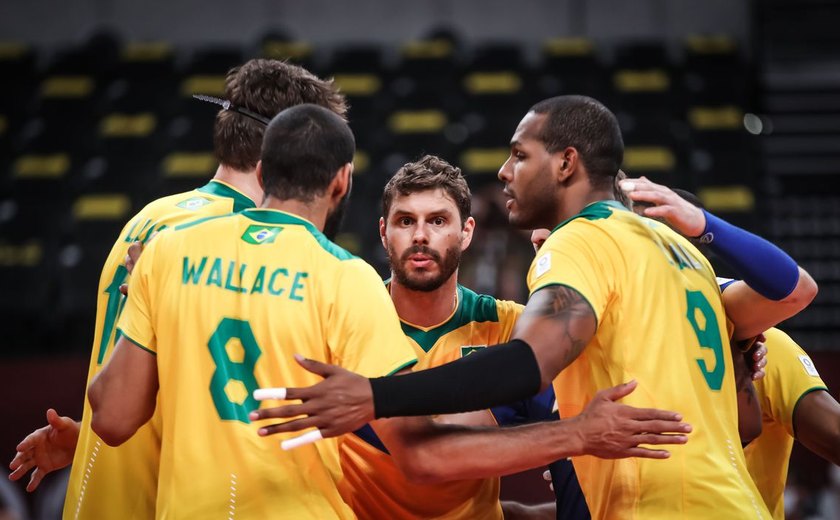 Vôlei masculino consegue virada sobre a Argentina e vence a segunda na Olimpíada