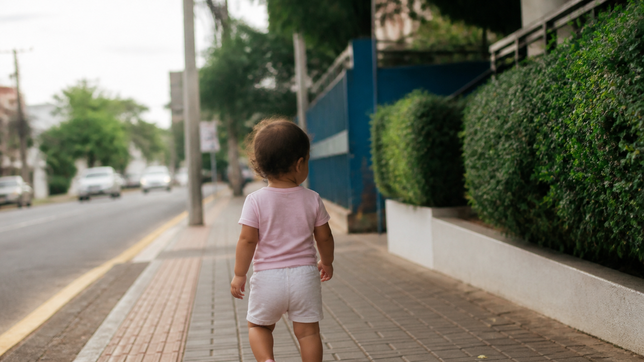 Bebê de 1 ano e 6 meses foge de creche e vai sozinho até trabalho da mãe em Santa Catarina