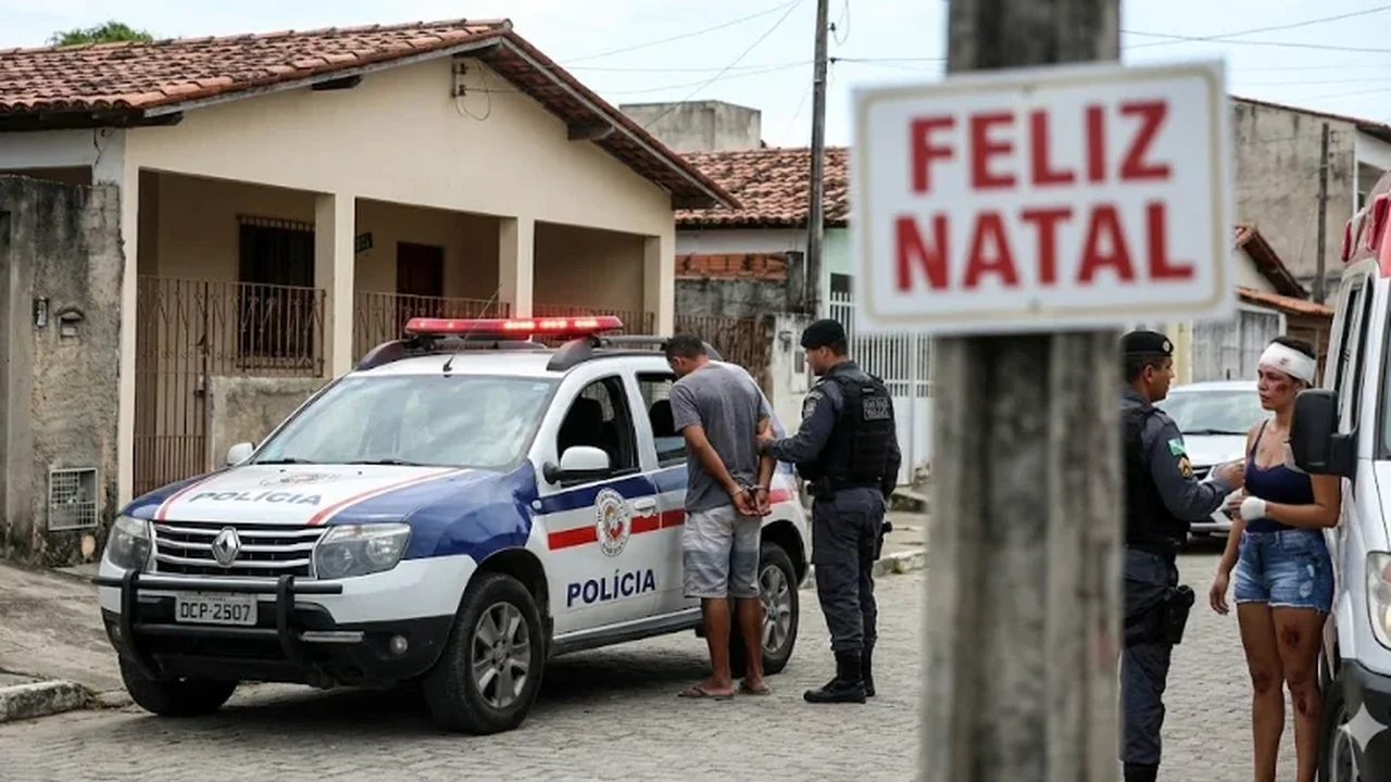 Natal de terror na parte alta: mulher leva 7 pontos na cabeça após ser agredida a garrafadas pelo marido