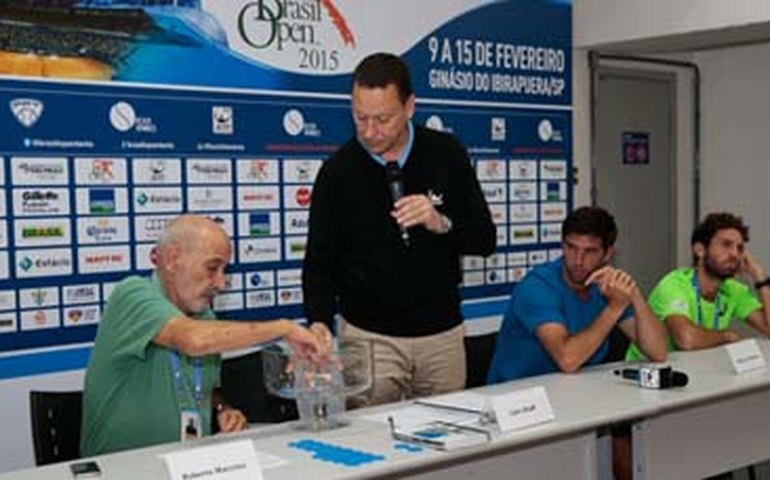 Em sorteio, brasileiros conhecem adversários na primeira rodada do Brasil Open