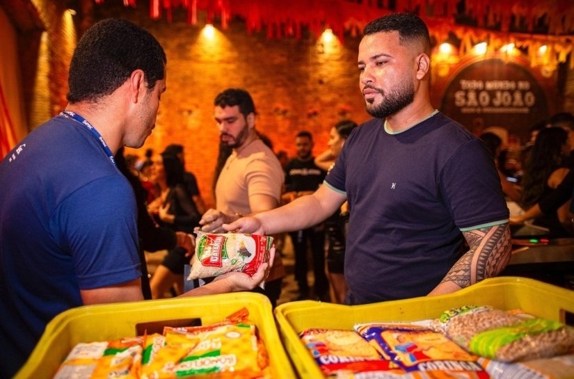 Alimentos arrecadados no São João Massayó serão destinados ao Sesc Mesa Brasil