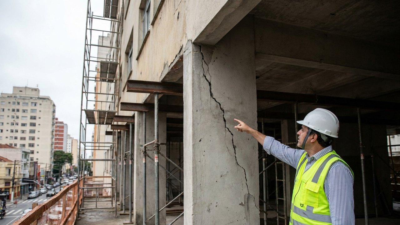 Engenheiro alerta falhas estruturais em prédio que desabou em SP