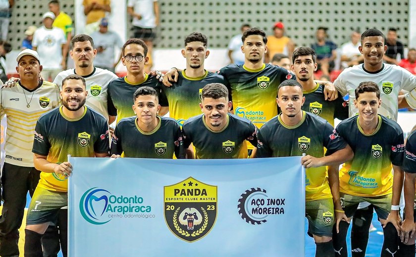 Esporte Master Panda representará Arapiraca nas Oitavas de Final da Taça Batalha de Futsal