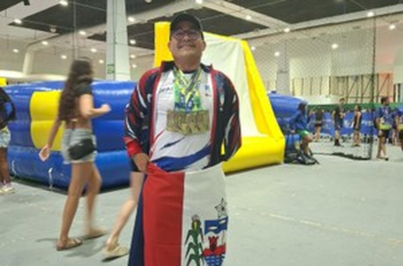 Atleta paralímpico da Ufal conquista seis medalhas de ouro nos JUBs
