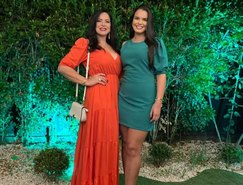 Srª Evandra de Vasconcelos e filha Lohana de Vasconcelos Feitosa Torres Reprodução
