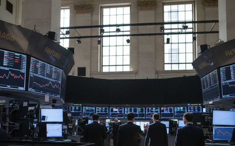 Bolsas de Nova York fecham em leve baixa após Natal, mas acumulam alta na semana