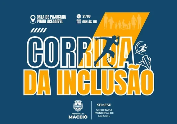 Corrida da Inclusão acontece neste sábado na Pajuçara