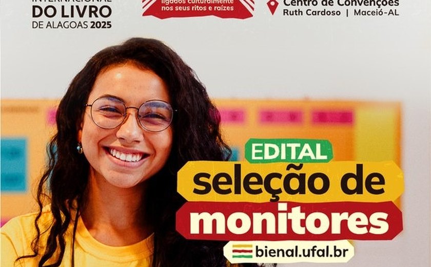 Bienal do Livro abre processo seletivo para monitores voluntários