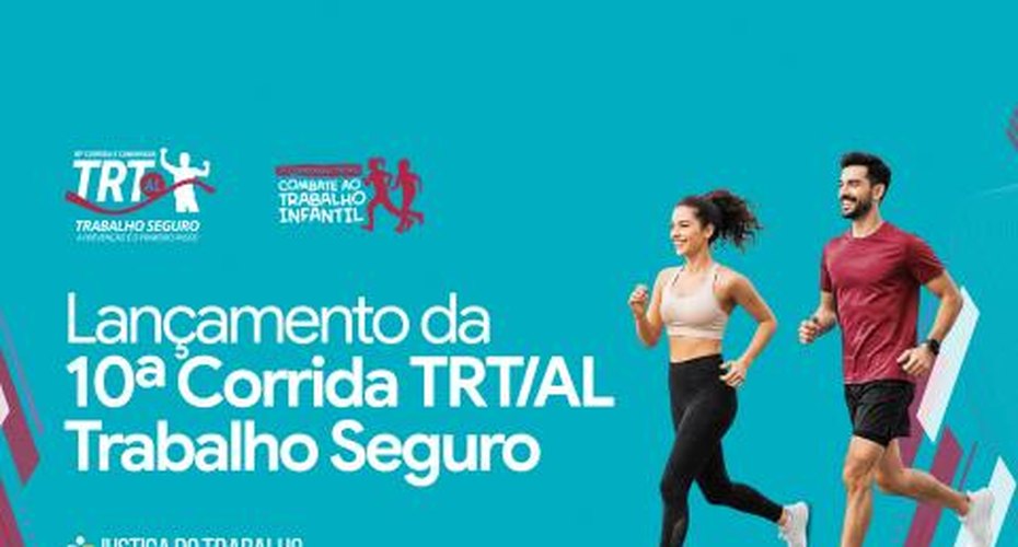 TRT-AL lança 10ª edição da Corrida Trabalho Seguro Aberto