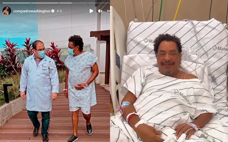 Compadre Washington sai da UTI, mas permanece internado em Salvador