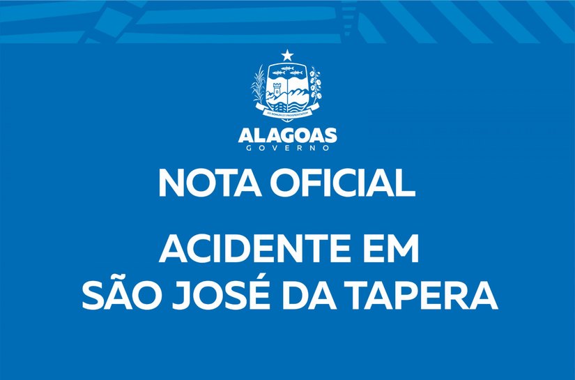 Nota Oficial: Acidente em São José da Tapera