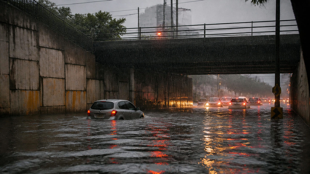 Defesa Civil alerta para chuva forte e risco de alagamentos e deslizamentos em SP no feriado