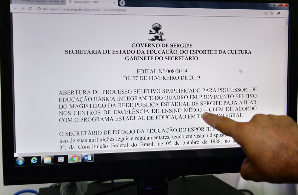 PROCESSO SELETIVO EDUCAÇÃO