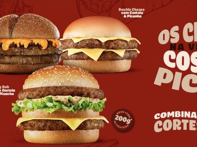 Bob’s transforma seus clássicos em versões com picanha e costela