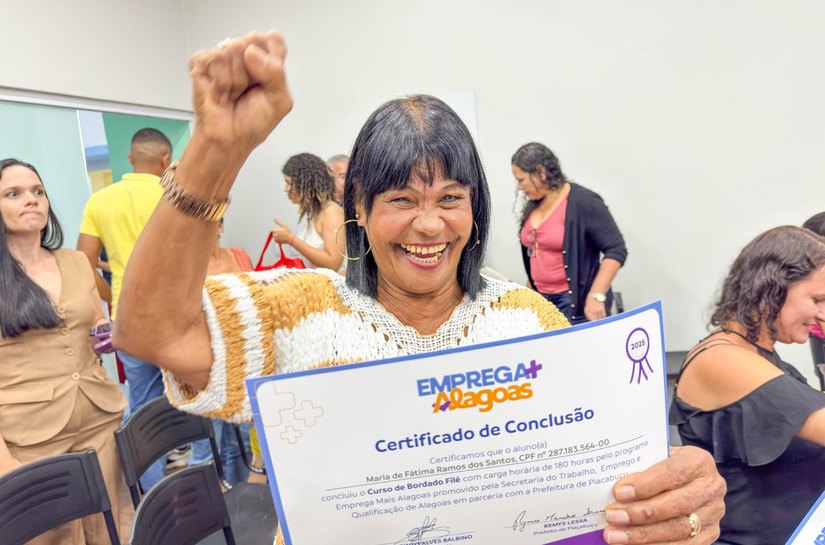 Bordado Filé: Secretaria do Trabalho forma primeira turma do curso no Emprega Mais Alagoas