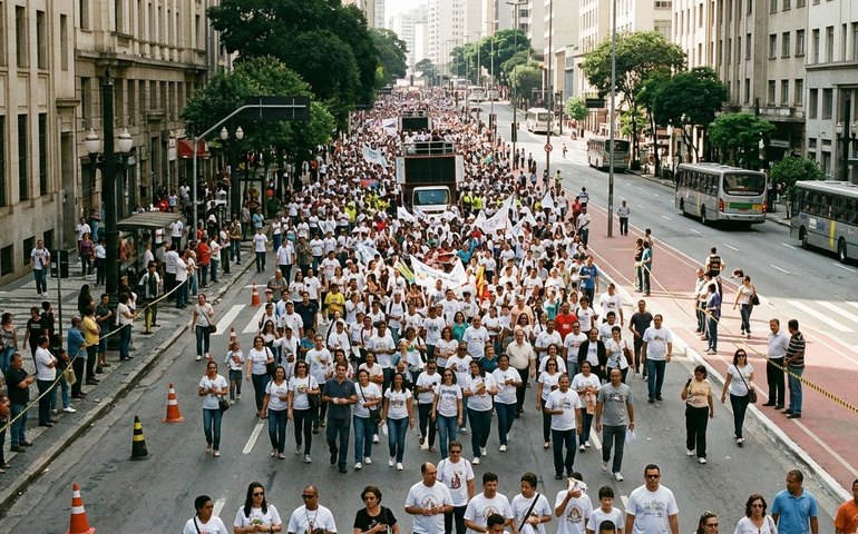 Marcha para Jesus: confira as mudanças no trânsito do Centro neste sábado por conta do evento