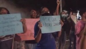 Estudantes da UFS realizam manifestação reivindicando transporte escolar em Nossa Senhora do Socorro / Foto: Foto: Redes Sociais/ Reprodução