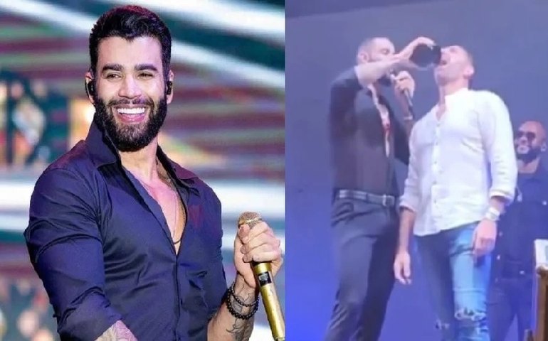 Fã passa mal após beber com Gusttavo Lima durante show