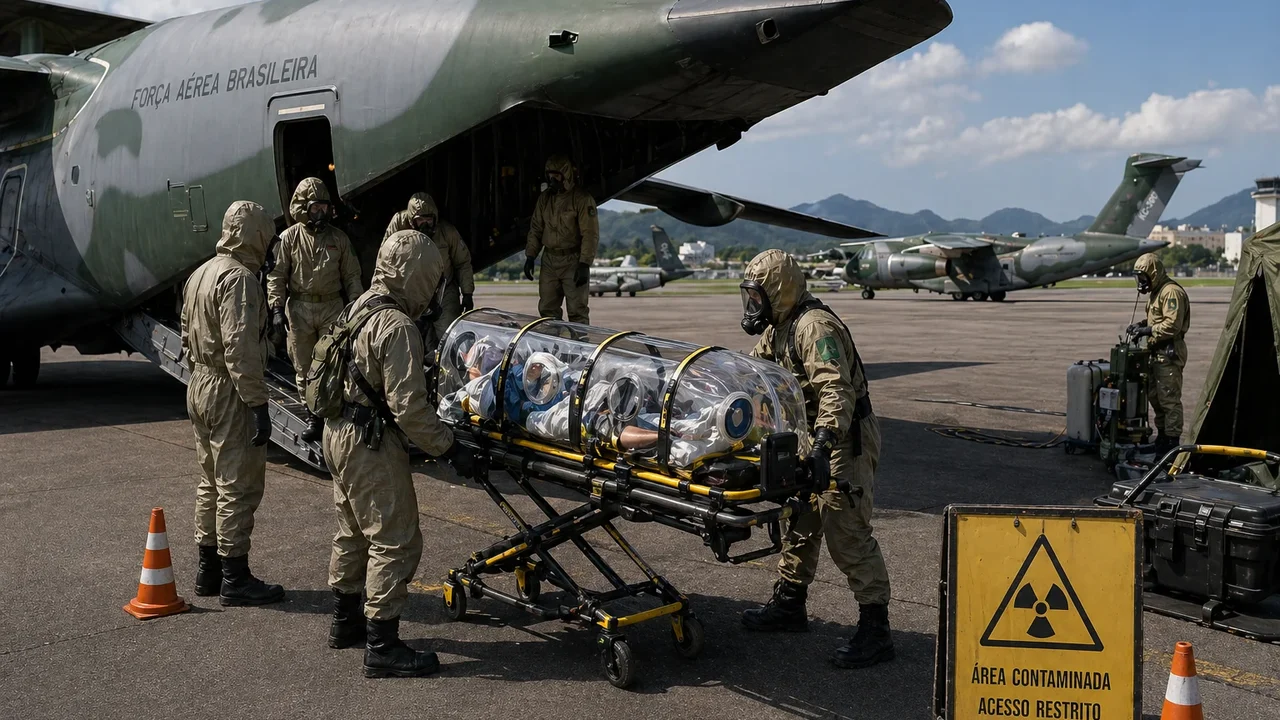 Militares das três Forças treinam para cenários de guerra nuclear e ameaças químicas no RJ