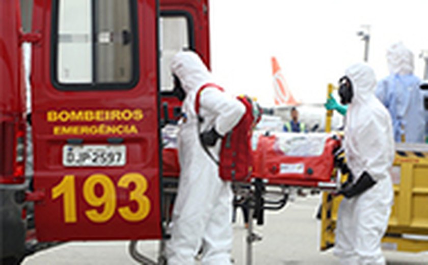 Simulado para caso suspeito de Ebola é realizado em São Paulo