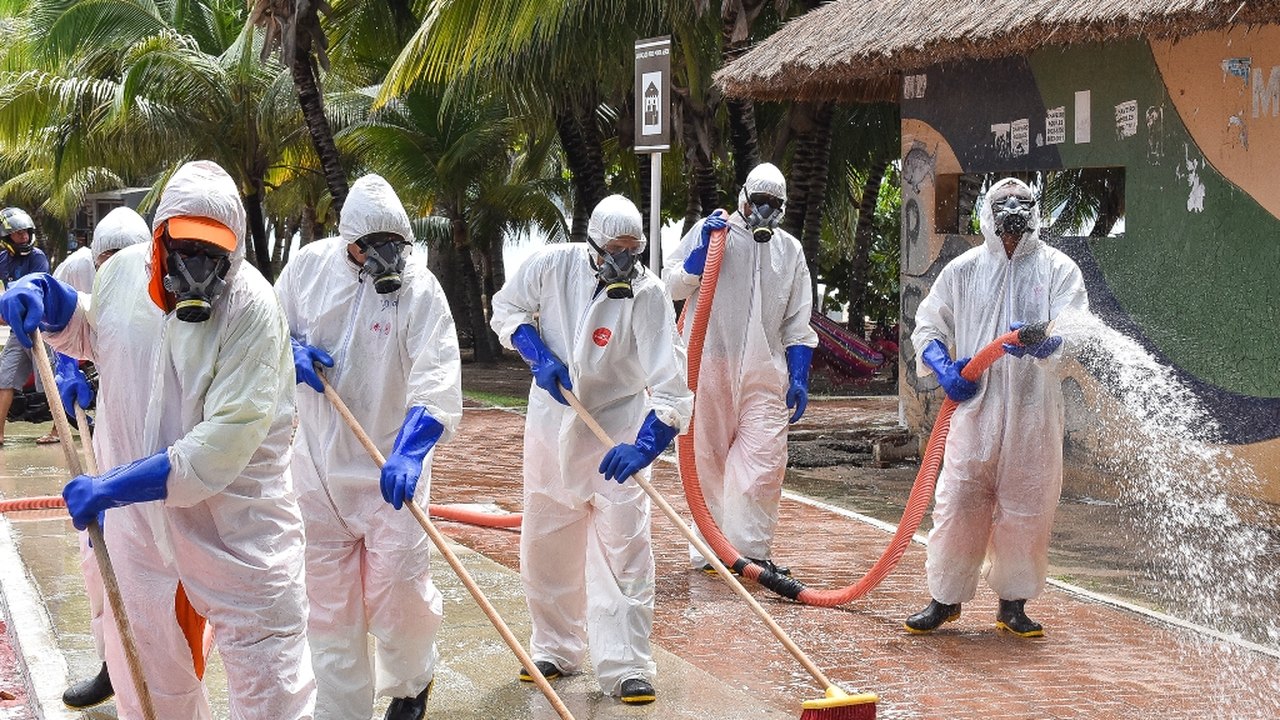 Coronavírus: Prefeitura realiza ações de limpeza no combate à pandemia