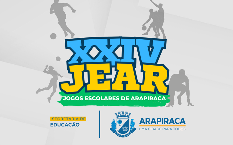 Estão abertas as inscrições da 24ª edição dos Jogos Escolares de Arapiraca