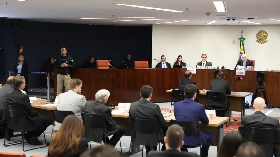 STF encerra primeiro dia de interrogatório dos réus da trama golpista