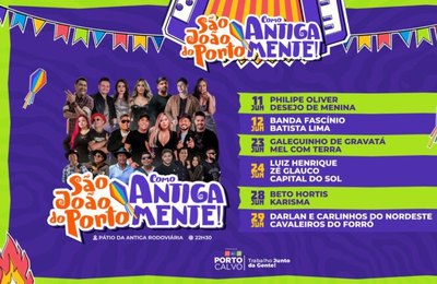 Prefeitura de Porto Calvo anuncia programação do maior São João da Região Norte de Alagoas