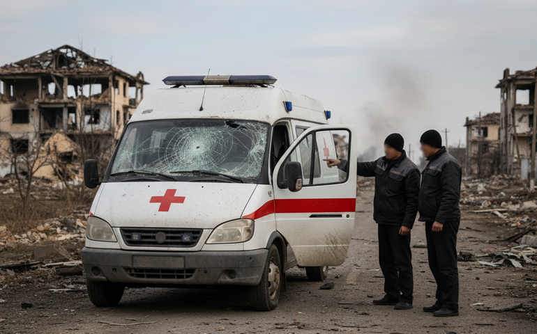 Tropas de Kiev são acusadas de destruir ambulâncias para intimidar civis em Kherson