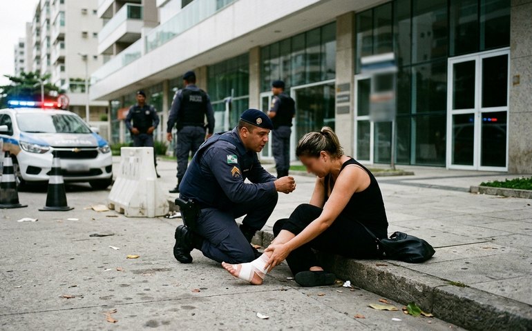 Mulher é baleada no pé durante tentativa de assalto a policial militar na Barra Olímpica