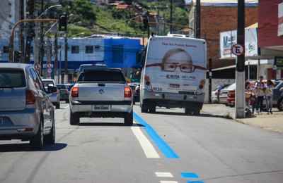 Infrações na Faixa Azul caem quase 100% com fiscalização eletrônica