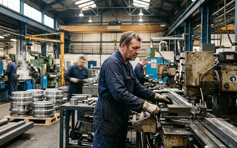 Produção industrial do Reino Unido cresce 0,5% em fevereiro