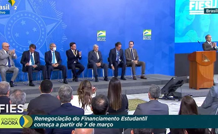 Cerimônia para anúncio da renegociação de dívidas com o Fies, em Brasília Cerimônia para anúncio da renegociação de dívidas com o Fies, em Brasília