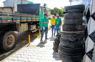 Prefeitura de Penedo apoia a campanha Pneus Usados Têm Descarte Certo