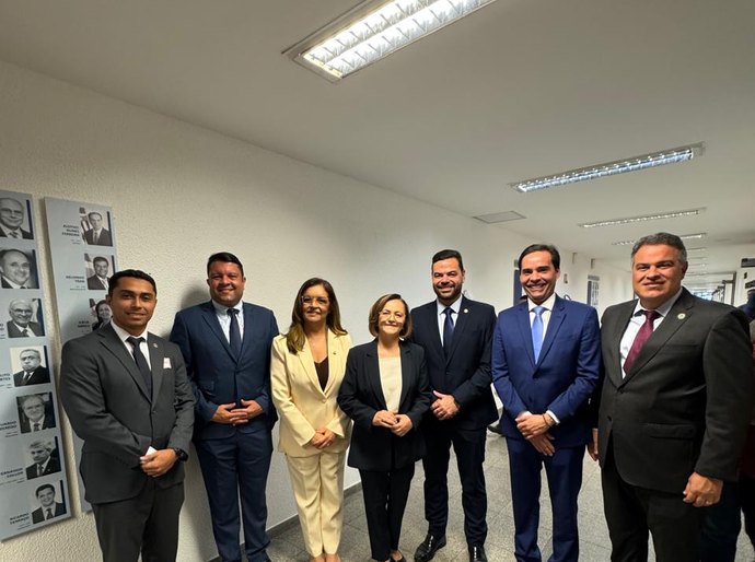 Vereador Samyr Malta acompanha sabatina de Marluce Caldas em Brasília