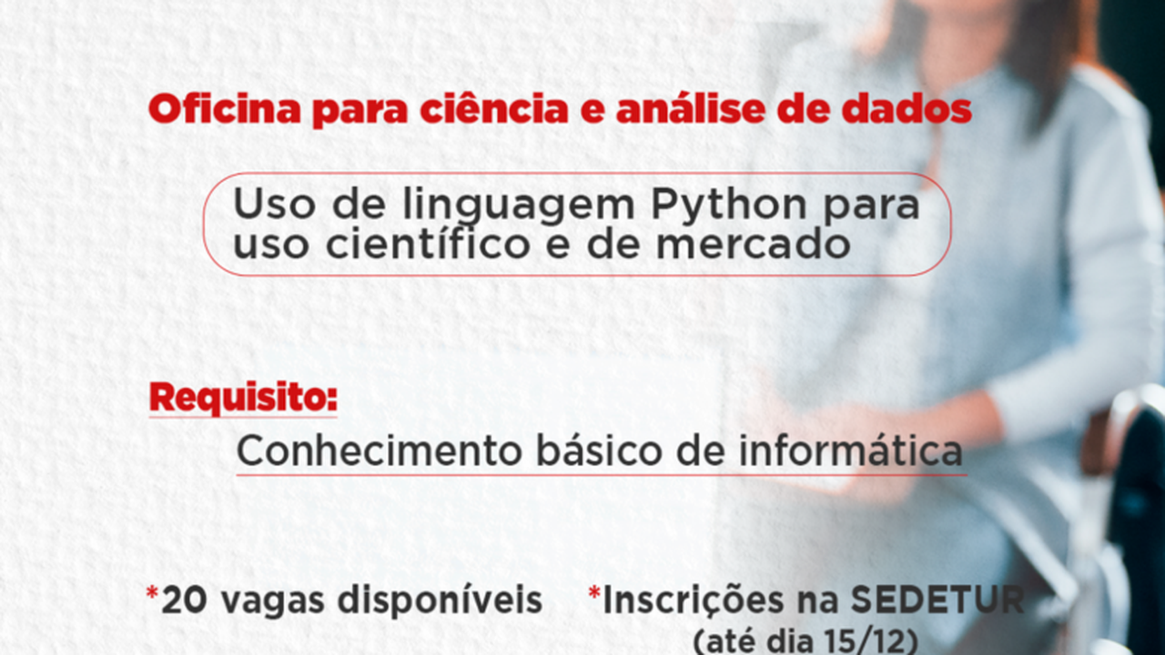 OxeTech Itinerante chega a Penedo com oficina de linguagem Python para análise de dados