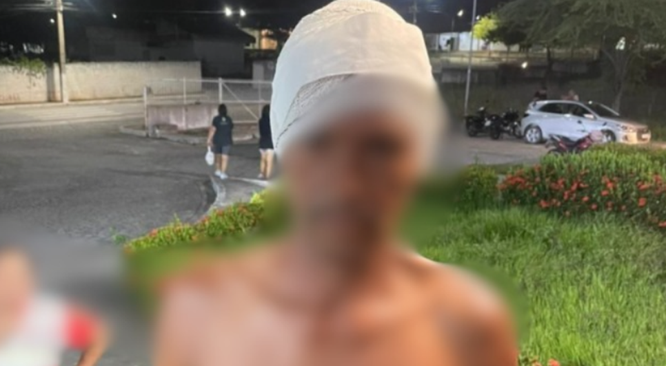 Após ter carro alvejado, homem milagrosamente sobreviveu a tentativa de assassinato. Foto: Reprodução/Sertão142