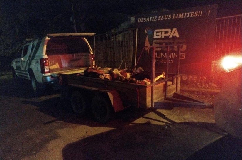 Polícia Militar fecha abatedouro clandestino por crimes ambientais em Porto Real do Colégio