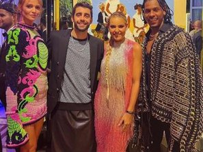 Cintia Dicker, Pedro Scooby, Layla Monteiro e Paulo André